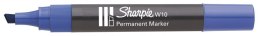 Marker permanentny W10 ścięty niebieski SHARPIE S0192693, blister SALE