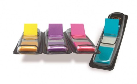 Zakładki indeksujące POST-IT 12x43mm neonowe 683-4AB 4x35szt 3M Zakładki indeksujące POST-IT 12x43mm neonowe 683-4AB 4x35szt 3M