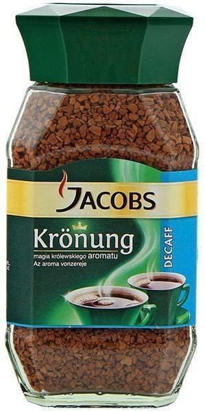 Kawa JACOBS KRONUNG DECAFF bezkofeinowa 100g rozpuszczalna Kawa JACOBS KRONUNG DECAFF bezkofeinowa 100g rozpuszczalna