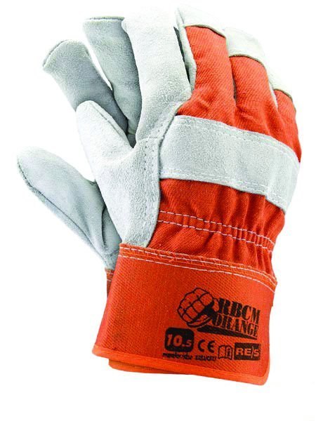 Rękawice skórzane RBCM ORANGE REIS Rękawice skórzane RBCM ORANGE REIS