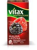 Herbata VITAX INSPIRATIONS MALINA&JEŻYNA 20t*2g zawieszka