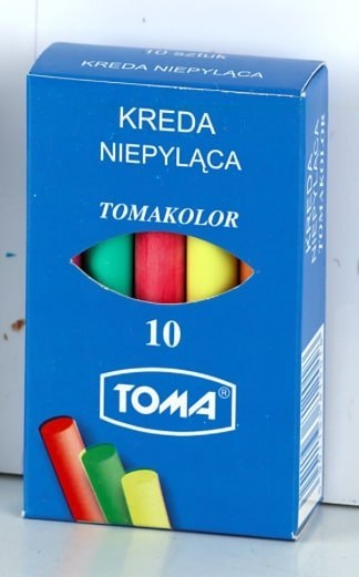 Kreda TOMA kolor.10szt OM-81201