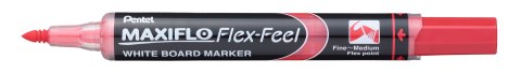 Marker MAXIFLO z elastyczną końcówką FLEX FEEL czerwony MWL5SBF -B PENTEL