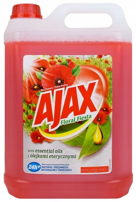 AJAX Płyn do czyszczenia uniwersalny 5l Czerwony Polne kwiaty 709383 AJAX Płyn do czyszczenia uniwersalny 5l Czerwony Polne kwiaty 709383