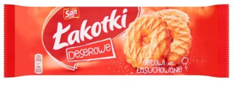 Ciastka SAN ŁAKOTKI DESEROWE 168g Ciastka SAN ŁAKOTKI DESEROWE 168g
