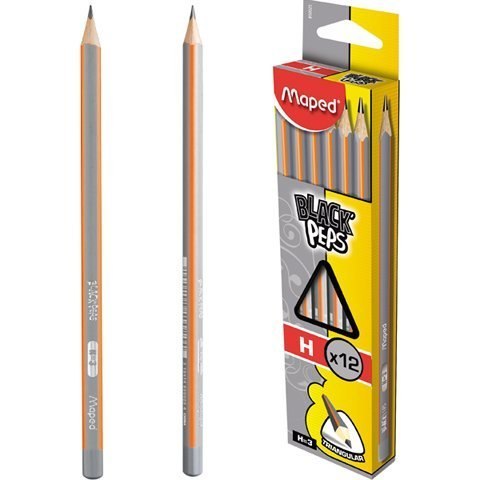 Ołówek drewniany Blackpeps H MAPED 850025 Ołówek drewniany Blackpeps H MAPED 850025
