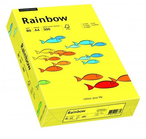 Papier xero kolorowy RAINBOW słonecznożółty 80g R14 88042319 Papier xero kolorowy RAINBOW słonecznożółty 80g R14 88042319