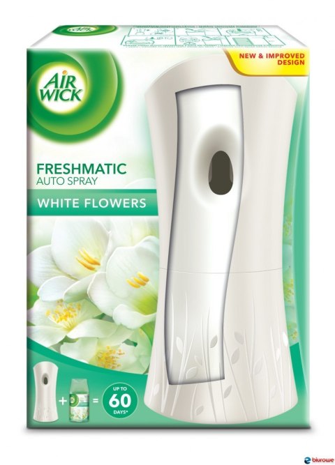 AIR WICK odświeżacz automat.doz.+wkład 250ml Białe Kwiaty 073133 /3591 AIR WICK odświeżacz automat.doz.+wkład 250ml Białe Kwiaty 073133 /3591
