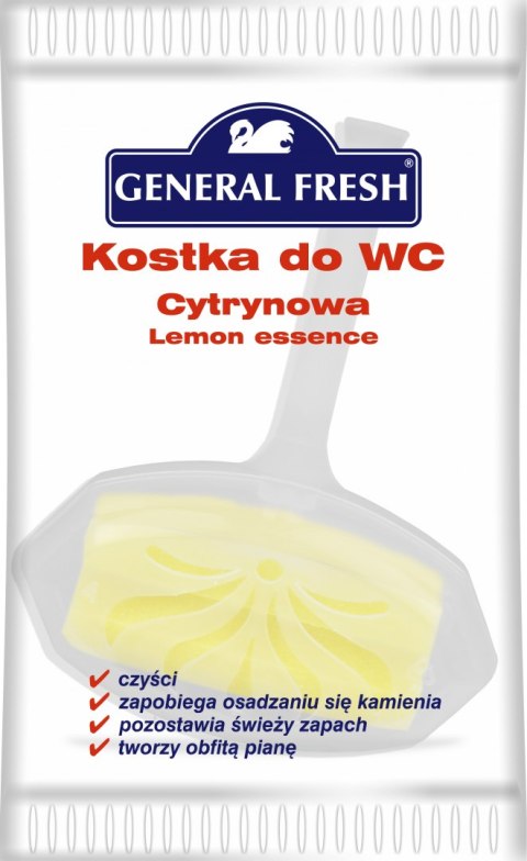 Kostka do WC zawieszka 35g cytryna GENERAL FRESH Kostka do WC zawieszka 35g cytryna GENERAL FRESH