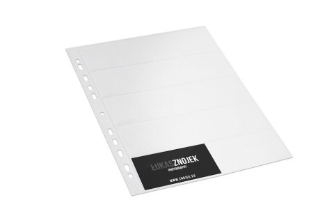 Koszulki na 20 wizytówek A4 PP 100mic(10szt) BANTEX 100080937 Koszulki na 20 wizytówek A4 PP 100mic(10szt) BANTEX 100080937