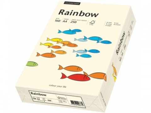 Papier xero kolorowy A4 160g.kremowy R03 RAINBOW 88042257 koś.sł.OPT Papier xero kolorowy A4 160g.kremowy R03 RAINBOW 88042257 koś.sł.OPT
