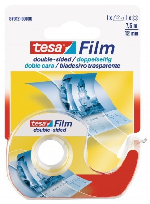 Taśma biurowa TESAfilm Dwustronna 7.5m x12mm 57912-00000-01 Taśma biurowa TESAfilm Dwustronna 7.5m x12mm 57912-00000-01