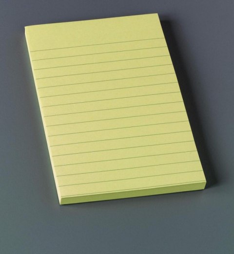 Bloczek samoprzylepny POST-IT w linię (660), 102x152mm, 1x100 kart., żółty Bloczek samoprzylepny POST-IT w linię (660), 102x152mm, 1x100 kart., żółty