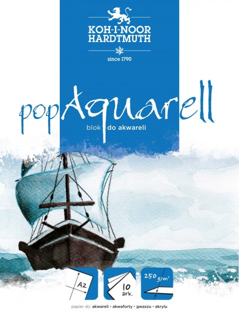 Blok akwarel.A2 POP AQUARELL KIN 10ark.250g BLO-AKA2PO Blok akwarel.A2 POP AQUARELL KIN 10ark.250g BLO-AKA2PO