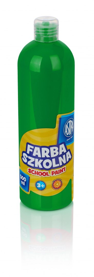 Farba szkolna Astra 500 ml - zielona jasna, 83410902