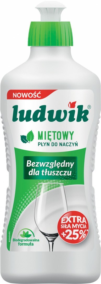 LUDWIK Płyn do mycia naczyń 450g miętowy 28126 LUDWIK Płyn do mycia naczyń 450g miętowy 28126