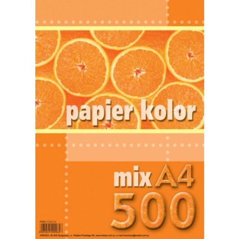 Papier xero A4 mix kolorów (500 arkuszy) KRESKA 231 Papier xero A4 mix kolorów (500 arkuszy) KRESKA 231