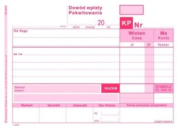 401-5 KP Dowód Wpłaty A6 80 kartek MICHALCZYK I PROKOP