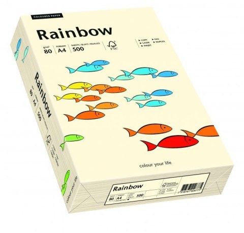 Papier xero kolorowy RAINBOW kremowy R03 88042249 Papier xero kolorowy RAINBOW kremowy R03 88042249