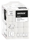 Ręczniki składane KATRIN BASIC Zig Zag 2 Natural, ZZ, 20 x 200, Handy Pack, 35564, opakowanie: 20 owijek