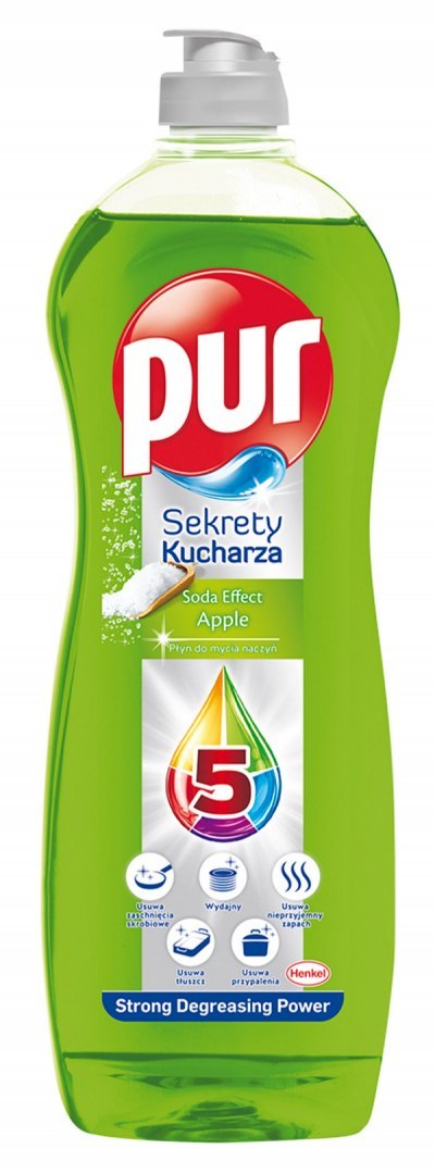 PUR Płyn do mycia naczyń 750 ml Jabłko 357479 PUR Płyn do mycia naczyń 750 ml Jabłko 357479