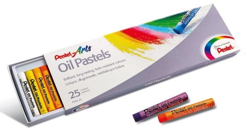 Pastele olejne 25 kolorów PHN-25 PENTEL Pastele olejne 25 kolorów PHN-25 PENTEL