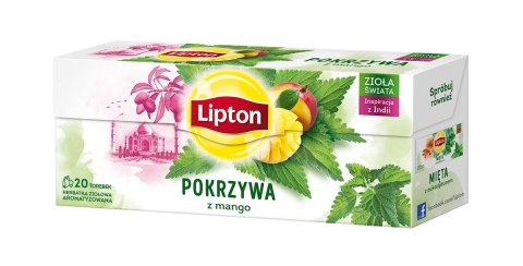 Herbata LIPTON POKRZYWA Z MANGO 20t ziołowa Herbata LIPTON POKRZYWA Z MANGO 20t ziołowa