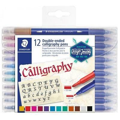 Pisak artystyczny do kaligrafii, Design Journey, 3.5mm i 2mm, 12 kol., Staedtler S 3005 TB12 Pisak artystyczny do kaligrafii, Design Journey, 3.5mm i 2mm, 12 kol., Staedtler S 3005 TB12