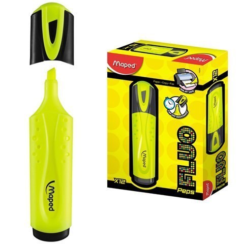 Zakreślacz FLUO PEPS żółty MAPED 742534 Zakreślacz FLUO PEPS żółty MAPED 742534