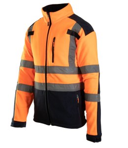 POLAR Z PASAMI ODBLASK. KAT. 2 Klasa 2 BF04 - Pomarańczowy 3XL.