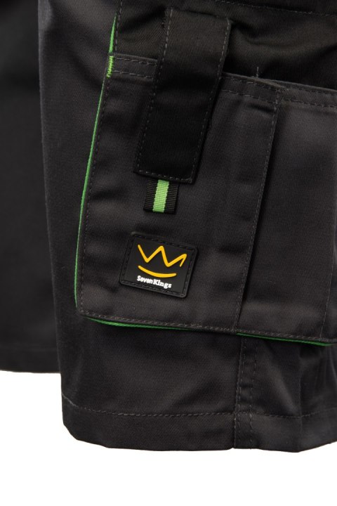 SPODNIE SEVEN KINGS KRÓTKIE ONYX