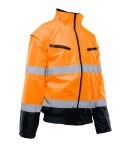 BOMBER BENEFIT HI-VI 2W1 - KAT.II KLASA 3 wstawka GRANAT - POMARAŃCZOWY
