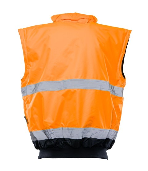 BOMBER BENEFIT HI-VI 2W1 - KAT.II KLASA 3 wstawka GRANAT - POMARAŃCZOWY