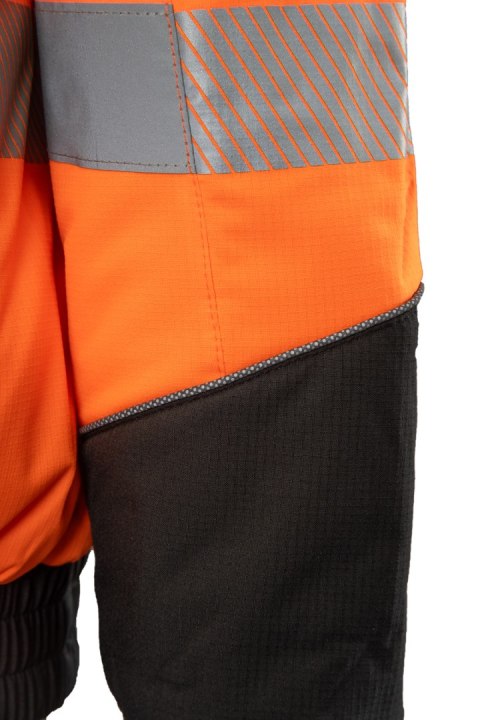 KURTKA BENEFIT HI VI SAFE POMARAŃCZ BHVS01