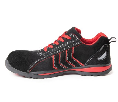 PÓŁBUT MAX - POPULAR FUSION S1-P SRA CZARNY/CZERWIEŃ PÓŁBUT MAX - POPULAR FUSION S1-P SRA CZARNY/CZERWIEŃ