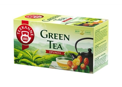 Herbata TEEKANNE GREEN TEA OPUNCJA 20t zielona Herbata TEEKANNE GREEN TEA OPUNCJA 20t zielona