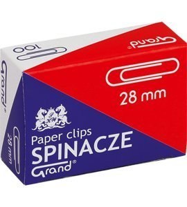 Spinacz R-28 mm GRAND 10op x 100sztuk 110-1381 Spinacz R-28 mm GRAND 10op x 100sztuk 110-1381