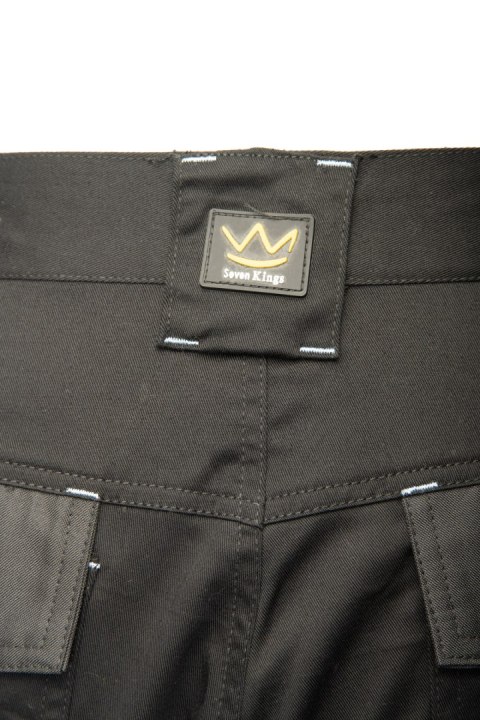 SPODNIE KRÓTKIE SEVEN KINGS DRIVE CZARNE