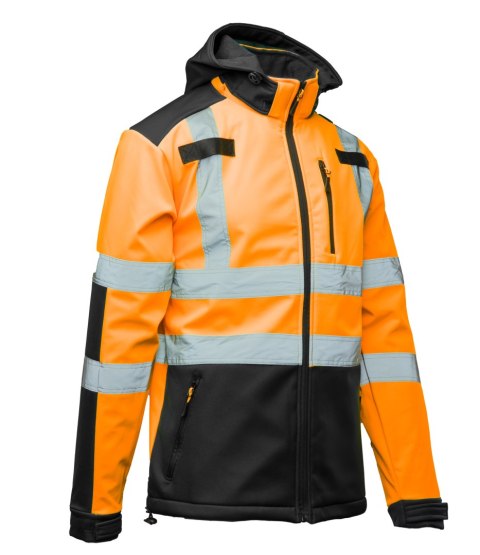 SOFTSHELL BRIXTON FLASH WSTAWKA GRANAT BF005 Z PASAMI ODBLASK. POMARAŃCZ KAT 2 klasa2 SOFTSHELL BRIXTON FLASH WSTAWKA GRANAT BF005 Z PASAMI ODBLASK. POMARAŃCZ KAT 2 klasa2