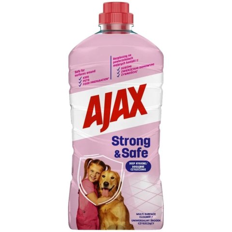 AJAX Płyn do mycia uniwersalny 1l STRONG&SAFE 67887 AJAX Płyn do mycia uniwersalny 1l STRONG&SAFE 67887