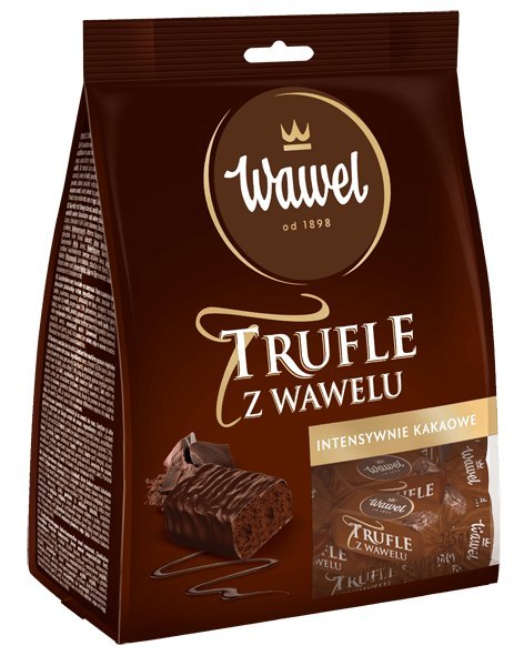 Cukierki Trufle o smaku rumowym w czekoladzie 245g WAWEL Cukierki Trufle o smaku rumowym w czekoladzie 245g WAWEL
