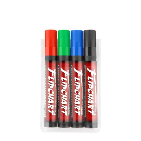 Marker FLIPCHART Kamet mix 1,0-3,0mm okrągła końcówka 4 sztuki kolory 73366 Marker FLIPCHART Kamet mix 1,0-3,0mm okrągła końcówka 4 sztuki kolory 73366