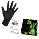 Rękawiczki nitrylowe Black Olive op. 100 szt. - czarne