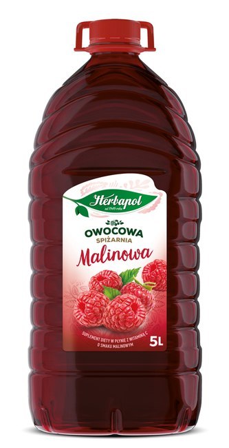 Syrop HERBAPOL Malina, 6500g/5l Syrop HERBAPOL Malina, 6500g/5l