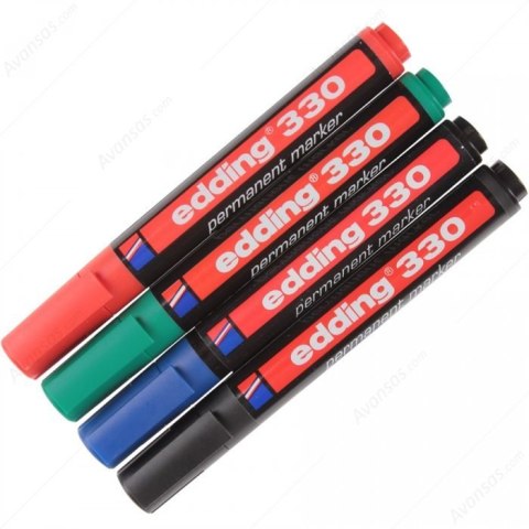 Foliopis 330-2 czerwony EDDING końćowka ścięta Foliopis 330-2 czerwony EDDING końćowka ścięta