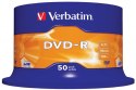 Płyta DVD-R VERBATIM CAKE (50) Matt Silver 4.7GB x 16 43548