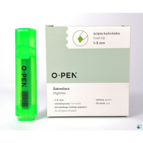 Zakreślacze 6kol. DH106 ścięta końcówka 1-5mm OPEN komplet Zakreślacze 6kol. DH106 ścięta końcówka 1-5mm OPEN komplet