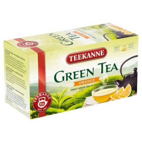 Herbata TEEKANNE GREEN TEA ORANGE 20t zielona Herbata TEEKANNE GREEN TEA ORANGE 20t zielona