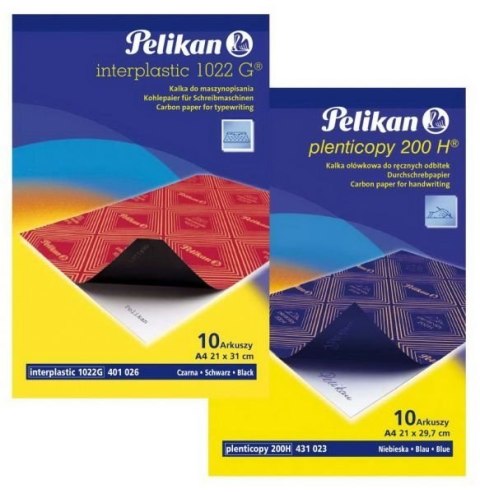 Kalka ołówkowa, niebieska, 200H, 10 sztuk 100401561 PELIKAN Kalka ołówkowa, niebieska, 200H, 10 sztuk 100401561 PELIKAN