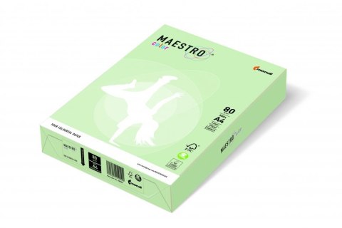 Papier xero MAESTRO COLOR A4 80g GN27 jasna zieleń